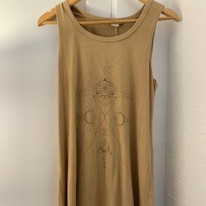 Tan soft symbol dress